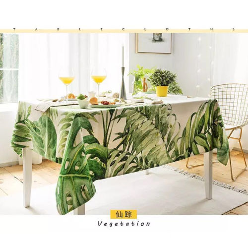 Soft Printed Designs Tablecloth For Home Textile